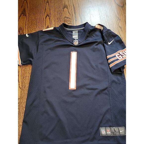 Nike Justin Fields CHICAGO BEARS Jersey Youth Size Large 14-16 Football Boys - Picture 7 of 10